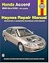 Honda Accord 1998 Thru 2002: All Models