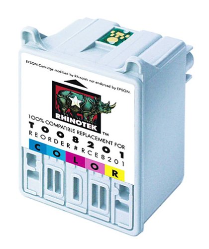 Rhinotek's Epson T008201-Compatible Color Ink Cartridge