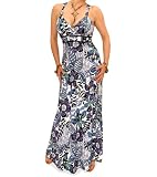 Blue Banana Jungle Print Maxi Dress