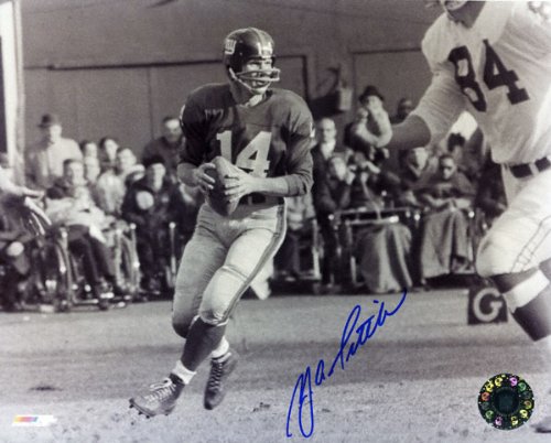 Mounted Memories New York Giants Y.A. Tittle Autographed 8X10 Photo