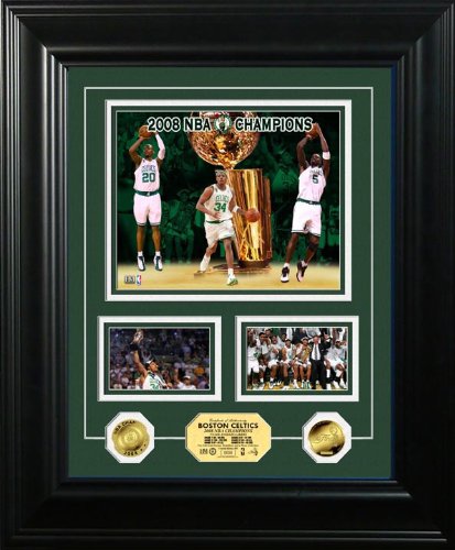 Buy Boston Celtics 2008 NBA Champions Marquee Gold Coin Photo Mint by No manufacturer
