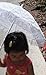 Girl size Lace Parasol, White #ELP001