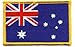 Australia iron-on embroidered patch