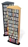 Prepac BMC-0399 Black Corner Multimedia Storage Tower