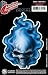 Planet Waves Guitar Tattoo, Blue Flame Skull