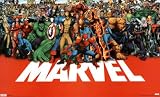 Marvel Heroes Poster Print, 34x22 Movie Poster Print, 34x22