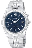 Seiko Men's SNQ067 Perpetual Calendar Silver-Tone Watch