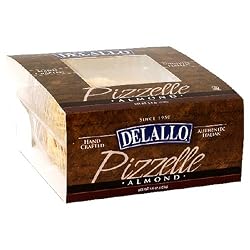 DeLallo Almond Pizzelle, 5.6-Ounce Units (Pack of 6)