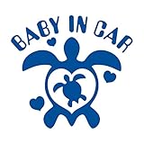 imoninn BABY in car ステッカー　【パッケージ版】　No.07　ホヌさん　（青色）