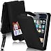 SUPERGETS� Flip Leather Case for Apple Iphone 3G/3GS Includes Screen Protector, Stylus And Polishing Cloth