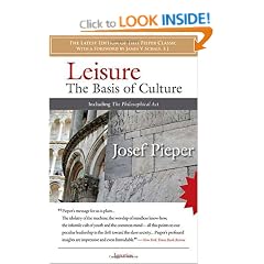 Leisure: The Basis of Culture