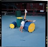 Octagonal Gymnastics Spot Trainers 25W x 36L, 21 lbs. Blue/Yellow