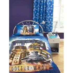 Zap Dr Who Curtains, Pair, 66 x 54 Inch