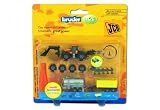 Review Bruder 00422 / Bruder JCB Fastrac 3220 with key ring, trailers, accessories