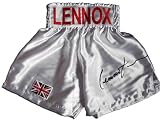 Lennox Lewis Autographed Custom Boxing Trunks