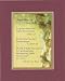 Touching and Heartfelt Poem for Inspirations - Angels Watching Over Me . . Poem on 11 x 14 inches Double Beveled Matting