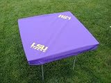 LSU Fighting Tigers Card Table Tailgate Cover - NCAA College Athletics by Rivalry