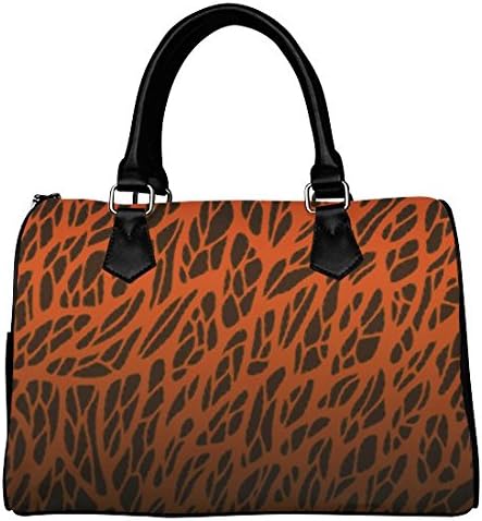 iHomeStore Custom Animal Print Leather Canvas Handbag /Tote Bag /Shoulder Bag for Women(Twin Sides)