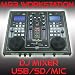 DJ-MIXER PLAYER MP3-WORKSTATION MIT 2 x USB + 2 x SD und Microfon Eingang