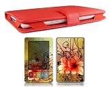 Bundle Monster Barnes & Noble Nook Synthetic Leather Case Cover Jacket + Skin Sticker + Screen Protector Ebook Accessories Combo - Fit 3G and Wifi Version