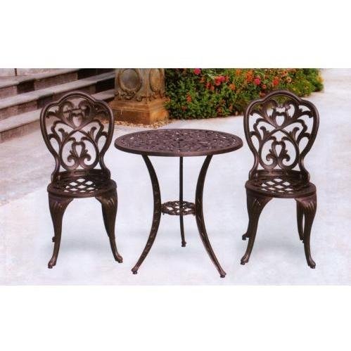 Darlee Hampton Cast Aluminum Outdoor Patio Bistro Set - Antique Bronze product image