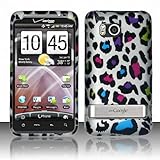 Colorful Leopard Protective Hard Rubberized Case Cover Design for Verizon H ....