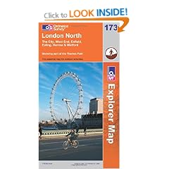 London North: The City, West End, Enfield and Ealing (Explorer Maps) (OS Explorer Map)
