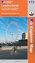 London North: The City, West End, Enfield and Ealing (Explorer Maps) (OS Explorer Map)