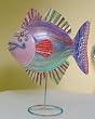 Festiva the Handcrafted Metal Tropical Fish Statuary