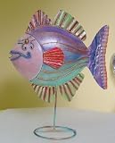 Festiva the Handcrafted Metal Tropical Fish Statuary