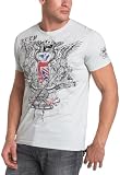 Monarchy Men's British Crew T-Shirt,Ice Blue,Medium