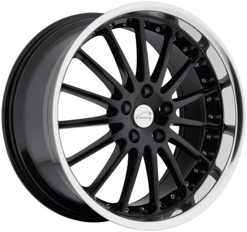 Whitley Gloss Black Wheel with Machined Lip (17x8"/5x120.65mm)