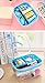 PYRUS Storage Box, Cosmetic Box Transparent Home Multilayer Medical Containers(Random Color)