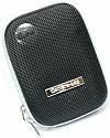 The Eclipse Black Hard Clam Digital Camera Case Bag with Neck Strap  for Samsung Sony Casio Pantax Panasonic and etc. Fit most small size  digital camera