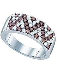 1.05CTW COGNAC DIAMOND LADIES FASHION BAND