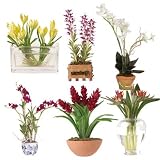 New Nearly Natural Miniature Arrangements Assortment 2 Perfect Brilliant Color Realistic Look Feel - B000I6I5LW