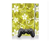 African Flowers Design PS3 Playstation 3 Body Protector Skin Decal Sticker