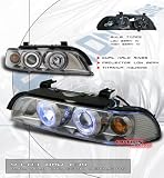 97 98 99 00 01 02-03 BMW E39 5-SERIES SMOKE HALO PROJECTOR HEADLIGHT LAMP