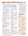 What's New in Microsoft Office 2007 (from 2003) Quick Reference (Cheat Sheet of New Features & Instructions - Laminated)