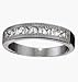 Avon Sterling Silver Princess Cut Square CZ Band Ring Size 10
