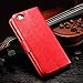 iPhone 6 Case, iPhone 6S Case,Joopapa iPhone 6/6S Wallet Case, Luxury Fashion Pu Leather Magnet Wallet Flip Case Cover with Built-in Credit Card/ID Card Slots for Apple iPhone 6/6s 4.7 Inch (Red)