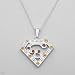 Necklace With 1.94ctw Precious Stones - Genuine Citrines and Garnets Made in 925 Sterling silver. Total item weight 10.0g Length 18in