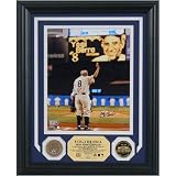 Yogi Berra ?Farewell To Yankee Stadium Autographed 24Kt Gold & Infield Dirt Coin Photo Mint
