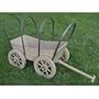 Large Covered Wagon Planter Color: Burnt Brown