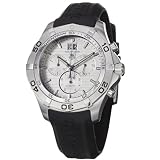 TAG Heuer Mens CAF101F.FT8011 Aquaracer Rubber Band White Dial Watch