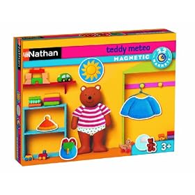 Nathan - 31121 - Jeu de soci�t� - Jeu �ducatif - Petit Ours S'habille Selon la M�t�o