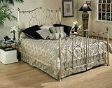 Crestview Queen Vintage Brass Finish Headboard