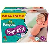 Pampers Active Fit Windeln Gr.5 Junior 11-25 kg Giga, 111 Stück