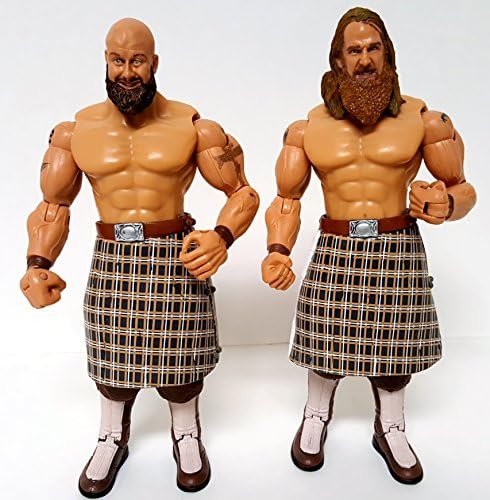 WWE Jakks The Highlanders loose wrestling figure RORYMcallister &amp; Robbie McALLISTER