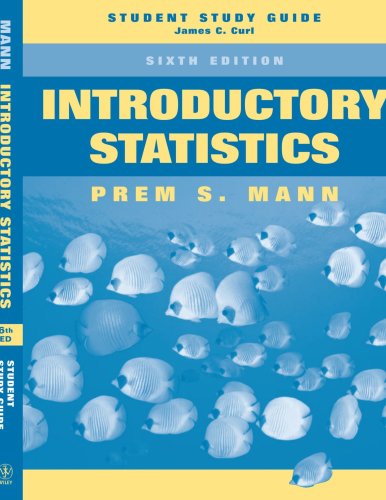 Introductory Statistics, Student Study Guide